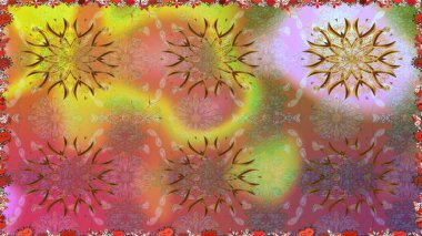 Yazdır. Güzel, pürüzsüz bir desen. Renkli Yaz Temalı Kusursuz Arkaplan. Güzel kumaş deseni. Düz Çiçek Elementleri Tasarımı. Raster çiçekli arka plan.