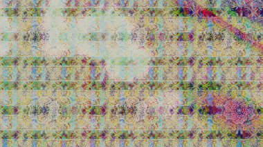 Raster illüstrasyonundaki çiçek desenli çizim. Tarafsız renklerde çiçekler. Renkli Bahar Teması eskiz kalıbı. Düz Çiçek Elementleri Tasarımı.