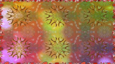 Çiçekler suluboya seamless modeli. Raster şık kumaş deseni.