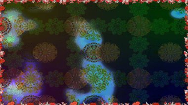 Gri renklerde bahar çiçekleri. Çiçek ve yapraklı karalama şeklinde Raster çiçek deseni. Raster illüstrasyonu.