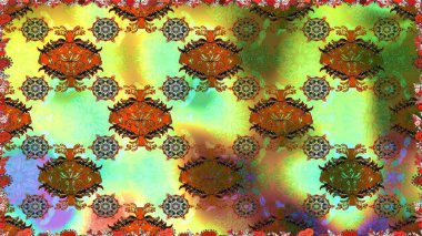 Yeşil renkli çiçekler. Yumuşak, bahar çiçekli arka plan. Raster çiçek desenli ve çiçekli..