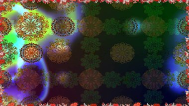 Klasik çiçekler. Yaz çiçekleri teması. El çizimi, soyut ve süslü elementler. Suluboya resim taklit Raster çizimi. Gri renkler.