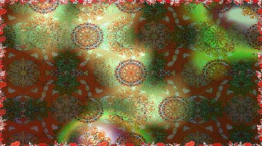 Kahverengi renkli çiçekler. Elle boyanmış suluboya, kusursuz çiçekler ve bitkiler..