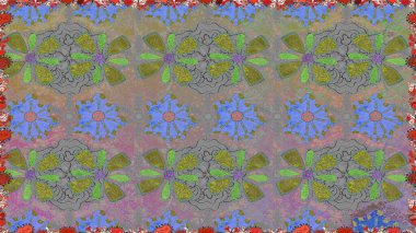 Beautiful pattern for decoration and design. Toned. Trendy print. Watercolor seamless pattern bouquet of flowers. Exquisite pattern of watercolor sketches of the flower.