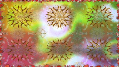 Suluboya stilinde nötr renklerde. Küçük çiçekli kusursuz yay deseni. Raster illüstrasyonu.