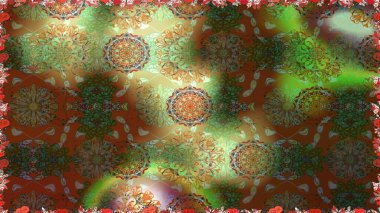 Kahverengi renkli çiçekler. Elle boyanmış suluboya, kusursuz çiçekler ve bitkiler..