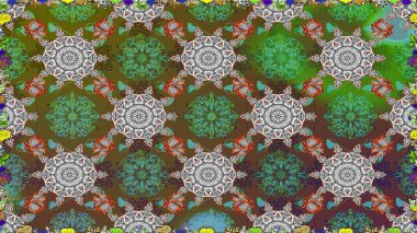 Tekstil ya da kitap kapakları, imalat, duvar kağıtları, baskı, hediye paketi ve yapıştırma kitabı için çiçeksiz arka plan. Küçük çaplı çiçeklerdeki basit şirin desenler. Raster illüstrasyonu.