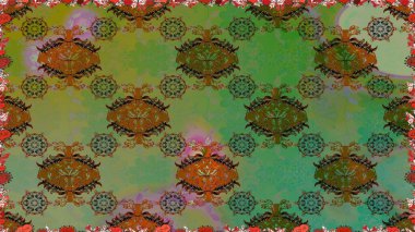 Küçük çiçekte güzel bir desen. Motley illüstrasyonu. Moda baskıları için zarif bir şablon. Kusursuz. Küçük renkli çiçekler. Çiçekli bahar çiçekleri.