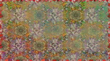 Küçük çaplı çiçeklerdeki basit şirin desenler. Raster illüstrasyonu. Tekstil veya kitap kapakları, imalat, duvar kağıtları, baskı, hediye paketi ve yapıştırma kitabı için çiçeksiz arka plan.