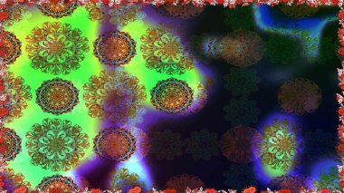 Yatak çarşafları, ceket, paket tasarımı, kumaş ve moda kavramları için tekstil baskısı. Çiçekleri, deniz kabukları, mandalaları ve suluboya efektleriyle donanma geçmişi. Kusursuz etnik tasarım.