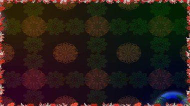 Çiçek arkaplan. Raster illüstrasyonu. Suluboya çiçek buketi. Çiçekli tebrik kartı. Kahverengi renklerde. Doğum günü kartı ya da düğün davetiyesi.