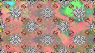 Gri renkli çiçekli kusursuz çiçek deseni. Suluboya tarzında gri renkte çiçekler.