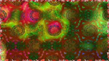 Fantezi kumaş deseni. Çiçekler, suluboya ile sorunsuz çiçek desenli. Raster desen.