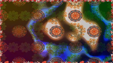 Dekorasyon ve tasarım için güzel bir desen. Ton halinde. Moda baskısı. Çiçeğin suluboya çizimlerinin mükemmel deseni. Suluboya desensiz çiçek buketi.