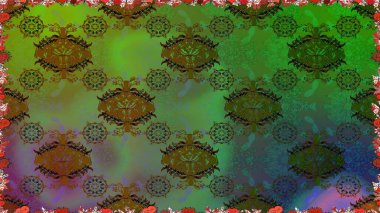 Yumuşak fayans. Raster 'ın taze dokusu. Klasik çiçek desenli. Yumuşak pamuk tasarımı. Paketleme, tekstil, duvar kağıdı için kusursuz çiçek arkaplanı.