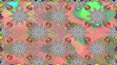 Gri renkli çiçekli kusursuz çiçek deseni. Suluboya tarzında gri renkte çiçekler.