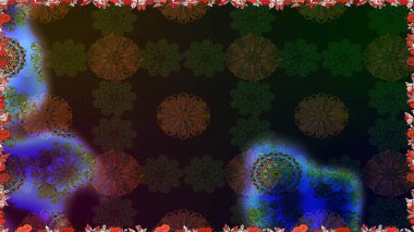 Raster illüstrasyonu. Küçük çiçekteki sevimli çiçek deseni. Gri renkli çiçekler.