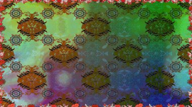 Moda baskısı. Dekorasyon ve tasarım için güzel bir desen. Eski model. Raster illüstrasyonu. Çiçeğin suluboya çizimlerinin mükemmel deseni. Suluboya kusursuz desen.