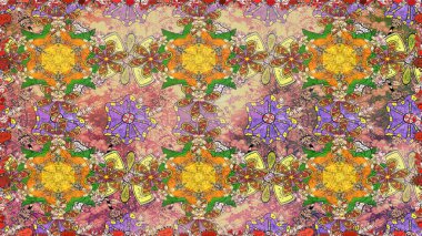 Sevgililer günü ve tebrik kartı konsepti için şık bir davetiye. Üst manzara, yumuşak kahverengi renk. Manzaralı çiçek deseni. Çiçek kompozisyonu, el boyası, hassas şablon..