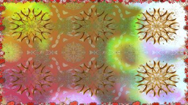 Sorunsuz vintage. Düz çiçek öğeleri tasarım. Raster şirin kumaş deseni. Bahar Tema Dikişsiz desen arka plan rengi.