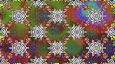 Büyük bir çiçek boyası seti. Kartlar, davetiyeler, tarih kartları ve daha fazlası için kullanılabilir. Tatlı suluboya desenli dikişsiz çiçek deseni.