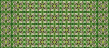 Altın element yeşil, gri ve nötr renklerde. Barok tarzında altın çiçek süsü. Antika altın tekrarlanabilir duvar kağıdı. Damask arkaplanı tekrarlayan kusursuz desen.