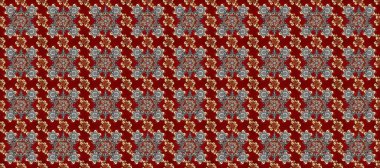 Raster altın desen. Doğulu stili, altın elementlerle kırmızı, gri ve kahverengi renklerde altın desenli arabesk yapar. Kusursuz kıvırcık saçlar..