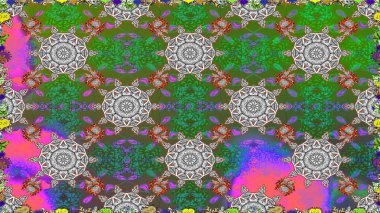 Sorun -suz. Raster illüstrasyon. Küçük çiçek sevimli Çiçek desen.