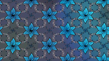 Çiçekli yaz çiçekleri. Küçük çiçekte güzel bir desen. Küçük renkli çiçekler. Moda baskıları için zarif bir şablon. Motley illüstrasyonu. Çizim.