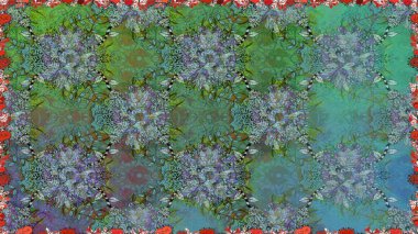 Moda baskıları için zarif bir şablon. Küçük çiçekte güzel bir desen. Çiçekli bahar çiçekleri. Küçük renkli çiçekler. Motley illüstrasyonu.