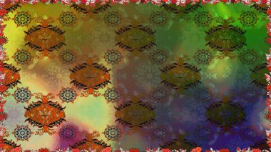 Sarma, tekstil ve duvar kâğıdı için kusursuz çiçek arkaplanı. Yumuşak fayans. Yumuşak pamuk tasarımı. Klasik çiçek desenli. Raster taze dokusu.