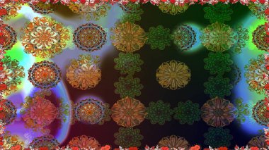 Raster illüstrasyonu. Güzel kumaş deseni. Güzel karalama çiçekleri olan kusursuz çiçek desenleri. Küçük çiçekte sevimli çiçek deseni var..