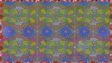 Etnik Mandala süsleme. Kullanılabilir Tekstil, tebrik kartı, boyama kitabı, telefon durumda yazdırma için. Raster kına dövme tarzı. Hint çiçek desenli madalyon desen.