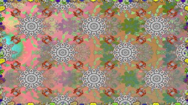 Raster illüstrasyonu. Anti-stres için soyut örnek sayfası. Gri renklerde.