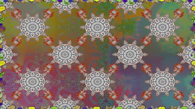 Güzel suluboya çiçek buketi pürüzsüz desenli. Güzel kumaş deseni.