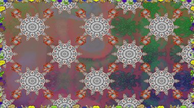 Suluboya tarzında gri renkli çiçekler. Gri renkli çiçeklerle kusursuz çiçek deseni.