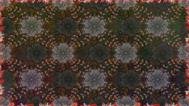 Sabıka fotoğraflarında, bebek kıyafetlerinde, duvar kâğıtlarında, paket kutularında falan kullanılabilir. Zarif, parlak ve pürüzsüz gri çiçek deseni tasarımı.