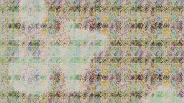 Renkli Bahar Teması eskiz kalıbı. Düz Çiçek Elementleri Tasarımı. Raster..