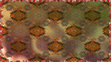 Çiçekler suluboya tarzında kahverengi renkte. Kahverengi renkli çiçeklerle kusursuz çiçek deseni.