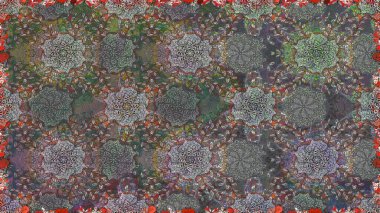 Üretim, duvar kağıdı, baskı, hediye paketi ve scrapbooking Tekstil veya kitap için çiçek sorunsuz arka plan kapsar. Raster resim. Küçük ölçekli çiçek basit şirin desen.