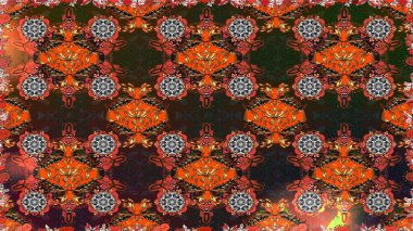 Tişörtsüz arka plan deseni. Kahverengi renkli çiçekler. Tropik çiçekler.