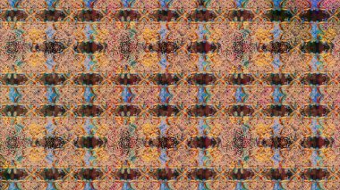 Şekil verilmiş çiçeklerle eskiz deseni. Süslü zentangle çizim dokusu, soyut çiçeklerle süslenmiş. Çiçek deseni duvar kağıdı, şablon dolguları ve web sayfası arkaplanı için kullanılabilir.