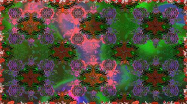 Güzel kumaş deseni. Güzel suluboya çiçek buketi pürüzsüz desen.