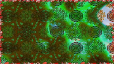 Raster deseni. Organik elementler. Suluboya etkisi. Botanik kusursuz desen.