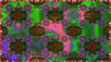 Kusursuz Vintage Çiçek Deseni. Raster Kalça dokusu deseni.