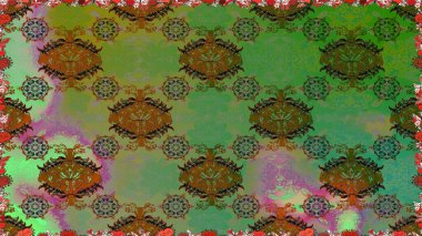 Çiçekler suluboya seamless modeli. Raster şık kumaş deseni.