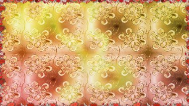 Raster Henna dövme stili. Etnik Mandala süsü. Kızılderili desenli desenli desenli şal deseni. Tekstil, tebrik kartı, boyama kitabı, telefon kılıfı baskısı için kullanılabilir.