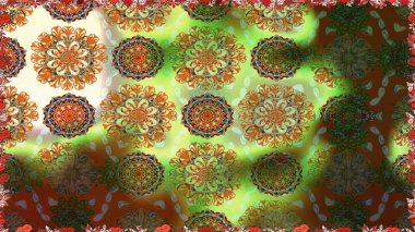 Sabıka fotoğraflarında, bebek kıyafetlerinde, duvar kâğıtlarında, paket kutularında falan kullanılabilir. Zarif, parlak ve pürüzsüz kahverengi çiçek deseni tasarımı.