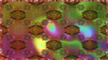 Nazikçe, güzel çiçek arkaplanı. Kahverengi renkli çiçekler. Raster çiçek desenli ve çiçekli..