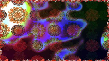 Tatlı suluboya, dikişsiz çiçek deseni. Kartlar, davetiyeler, tarih kartları ve daha fazlası için kullanılabilir. Büyük bir suluboya çiçek seti..